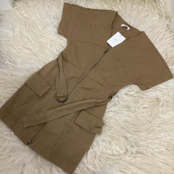 A.L.C. V-Neck Mini Dress - Picture 2 of 12